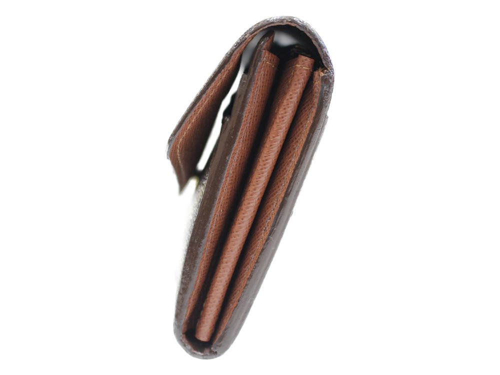 Louis Vuitton Wallet Portefeuille Monogram Sarah Long Folding Brown